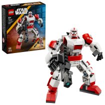 Lego Star Wars 75448 Robot soldat clona de soc, Set de Constructie cu Lansator si Minifigurina