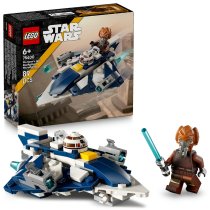 Lego Star Wars 75400 Micronava Jedi Starfighter a lui Plo Koon, Set Interactiva cu 2 Lansatoare