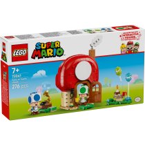 Играчки / LEGO / LEGO Super Mario - LEGO Super Mario 72041 - Домашно парти на жабата, интерактивен конструктор с къща и фигурки - 2