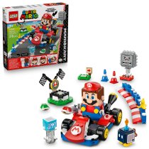 Играчки / LEGO / LEGO Super Mario - LEGO Super Mario Kart Стандартна картинг 72043, Интерактивен конструктор с фигурка на LEGO Mario - 1