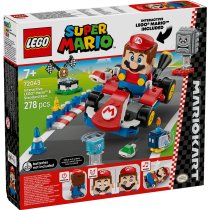 Jucarii / LEGO / LEGO Super Mario - LEGO Super Mario Kart Standard Kart 72043, Set de Constructie Interactiv cu Figurina LEGO Mario - 2