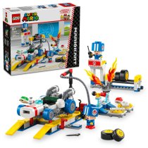 Играчки / LEGO / LEGO Super Mario - LEGO Super Mario Kart 72035 Гаражът на жабата - Комплект за сглобяване и персонализиране B - Превозно средство Dasher - 1