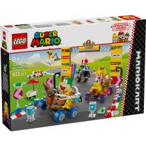 Играчки / LEGO / LEGO Super Mario - LEGO Super Mario Kart Бебе Праскова и Гран При 72036, Персонализируем комплект за сглобяване и състезания - 2