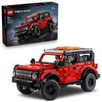 LEGO Technic SUV Ford Bronco 42213, Set de Constructie STEM, cu Motor V6 si Suspensie, pentru Copii, 9+ Ani
