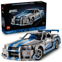  - LEGO Technic Nissan Skyline GT-R R34 Γρήγορο και Οργισμένο Αυτοκίνητο 42210, Σετ Κατασκευών Ενηλίκων - 1