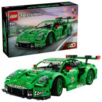 LEGO Technic Porsche 911 GT3 R REXY AO Racing 42224, Set de Curse, pentru Copii, 11+ Ani, 1.313 Piese