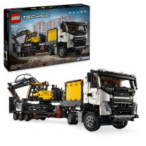 LEGO Technic Camionul FMX si excavatorul electric EC230 de la Volvo 42175, Set de Constructie Utilaje