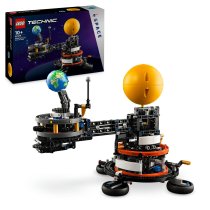 LEGO Technic Planeta Pamant si Luna pe orbita 42179, Set Educational STEM despre Sistemul Solar
