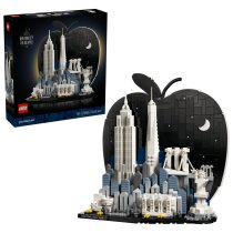  - LEGO Architecture New York City, The Big Apple 21066, Set de Colectie, pentru Adulti, cu 1.465 Piese - 1