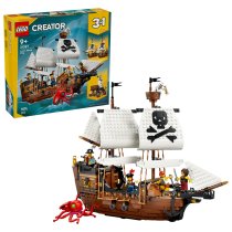  - LEGO Creator 3 σε 1 Εμβληματικό Πειρατικό Πλοίο 31387, Σετ Δημιουργίας με 5 Μίνι Φιγούρες, 1.074 Τεμάχια - 1