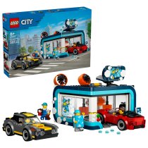 - LEGO City Автомивка 60497, Интерактивен комплект, с въртящи се четки, 583 части - 1