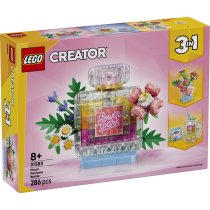  - LEGO Creator 3 in 1 Sticla de parfum cu flori decorativa 31383, Set Creativ, 286 Piese - 2
