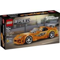  - LEGO Speed ​​​​Champions Toyota Supra MK4 от Бързи и яростни 77260, Колекционерска кола, с минифигура на Брайън О'Конър, 292 части - 2
