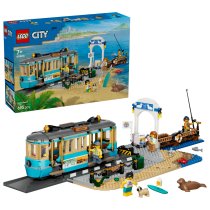  - LEGO City 60506 Κλασικό Τραμ Παραλίας, Σετ Κατασκευών, με 5 Μίνι Φιγούρες και Αξεσουάρ, 7 ετών+, 693 Τεμάχια - 1