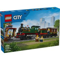  - LEGO City 60511 Tren cu Aburi Vintage, Set de Constructie Clasic, cu Locomotiva si Gara, 7 ani+, 575 Piese - 2