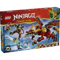  - LEGO NINJAGO 71868 Robotul Dragon Transformator al lui Wyldfyre, Set 2 in 1 cu 6 Minifigurine, 9 ani+, 821 Piese - 2