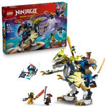  - LEGO NINJAGO 71843 - Драконовият ездач на Роуг, 2-в-1 комбиниран комплект, 8+ години, 2 фигурки - 1
