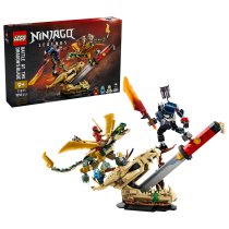LEGO NINJAGO 71871 Σετ Μάχης με Σπαθί Δράκου, Ρομπότ και Συλλογή Δράκου, 9 ετών+, 1016 Τεμάχια