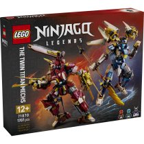  - LEGO NINJAGO 71870 Δίδυμοι Μηχανισμοί Τιτάνων, Σετ Συλλογής 2 σε 1 με Υποστήριξη Αέρα, 12 ετών+, 1707 Τεμάχια - 2