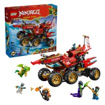  - LEGO NINJAGO 71869 Bounty de Teren, Vehicul Modular 3 in 1 cu 6 Minifigurine, 9 ani+, 1214 Piese - 1