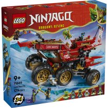  - LEGO NINJAGO 71869 Bounty Land Rover, Модулно превозно средство 3 в 1 с 6 минифигури, 9+ години, 1214 части - 2