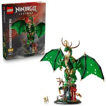 LEGO NINJAGO 71847 Φύλακας Δράκος, Μοντέλο Έκθεσης Premium με Φωτοστέφανο και Αρθρωτές Ζυγαριές, 14 ετών+, Συλλεκτική Έκδοση