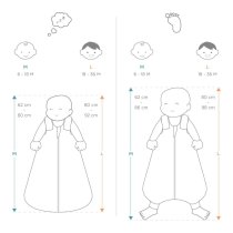 Детската спалня / Спални чували - Ergobaby Classic Бебешки спален чувал, 0.5 TOG, 0-6 месеца, Слон - 2