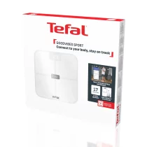 Ingrijire personala - Cantar inteligent Tefal Goodvibes Sport BM9740F0, max 200kg, 17 indicatori, Bluetooth, sticla securizata - 2