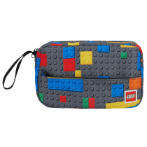 Geanta de Toaleta LEGO Colorful Bricks 20372-2607, Borseta Voiaj, 2.4L, cu Maner Lateral