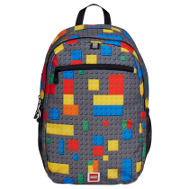 Jucarii / Ghiozdane si Genti - Ghiozdan Scolar LEGO Colorful Typography 20222-2619, Rucsac Laptop, 18L, Ergonomic - 1