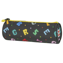 Jucarii / Ghiozdane si Genti - Penar cilindric LEGO Colorful Typography 10050-2619, Accesoriu scolar pentru copii - 1