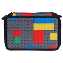 Jucarii / Ghiozdane si Genti / Penare si Genti - Penar pentru copii neechipat cu 3 compartimente LEGO Colorful Bricks 20237-2607 - 2