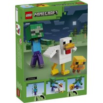Jucarii / LEGO - LEGO Minecraft Jocheu de gaini 21582, 344 piese, 9+ ani, Set de constructie interactiv si de colectie pentru copii - 2
