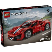 Jucarii - LEGO Technic Masina Ferrari 488 PISTA 42235, 882 piese, 9+ ani, Set de constructie si inginerie auto de colectie - 2