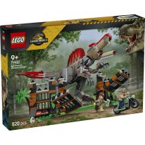 Jucarii - LEGO Jurassic World Spinosaurus dezlantuit 77982, 820 piese, 9+ ani, Set de constructie si aventura preistorica - 2