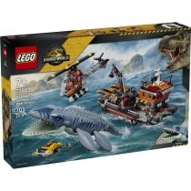 Παιχνίδια / LEGO - LEGO Jurassic World Mosasaurus Attacks Boat 77983, 703 κομμάτια, 7+ ετών, Σετ θαλάσσιας περιπέτειας και κατασκευών - 2
