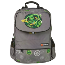 Ghiozdan Scolar LEGO Ninjago Hansen 20192-2501, Spate Ergonomic, Material Impermeabil, Curea de Piept