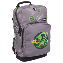 Ghiozdan Scolar LEGO Ninjago Optimo Plus 20238-2501, Spate Ergonomic, Sac Sport Detasabil, Compartiment Izolat