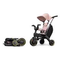 Tricicleta pliabila pentru copii Doona Liki Trike S3, 5 in 1, Blush Pink