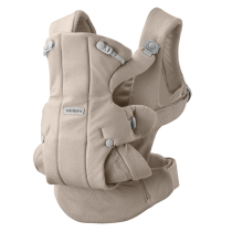  - Бебешка носилка BabyBjorn, дръжка, четкана материя - 1