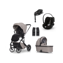 Carucior 4 in 1 pentru copii Cavoe Moi+, cu scoica Cybex Cloud G3 Plus si Baza G3